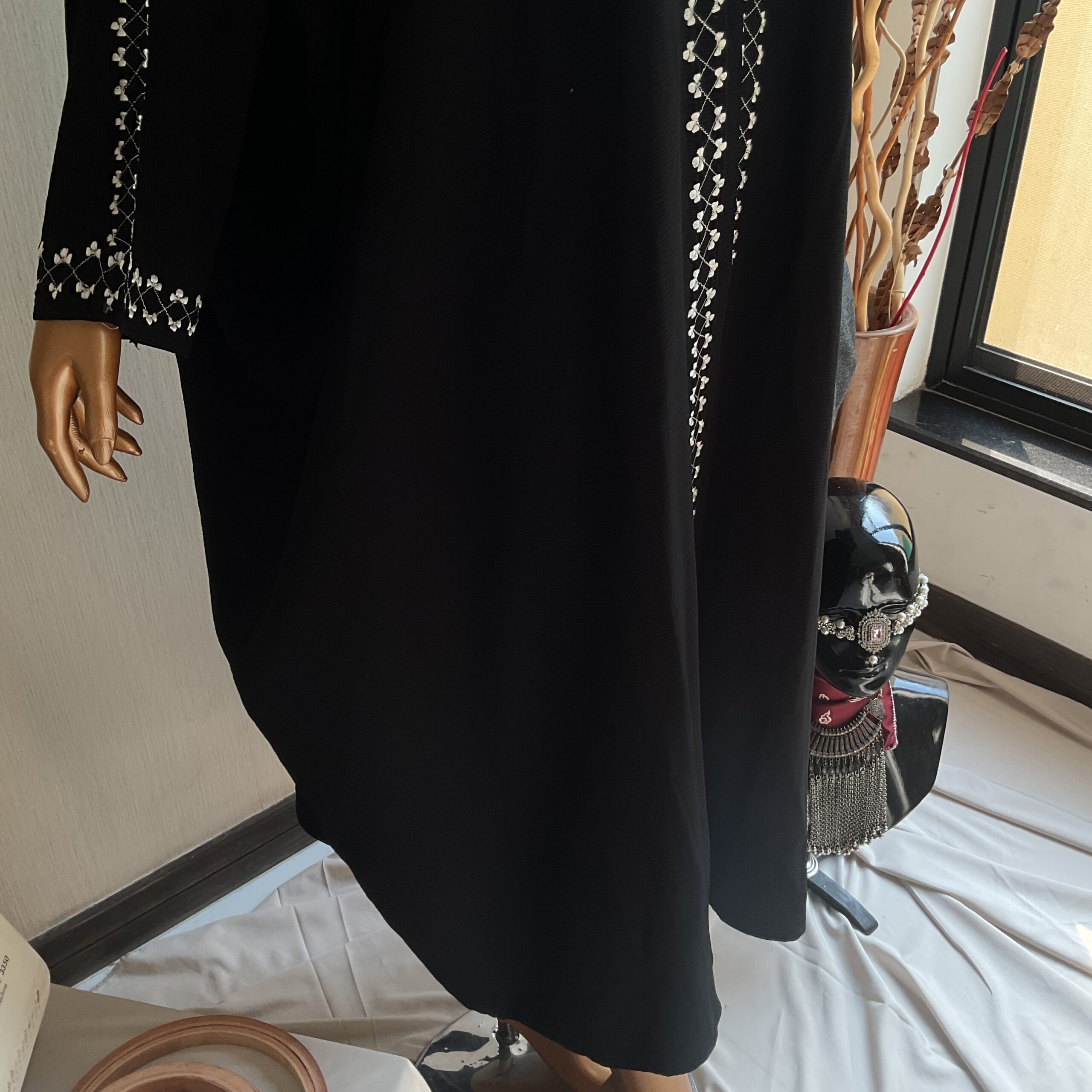 Midnight Pearl Abaya